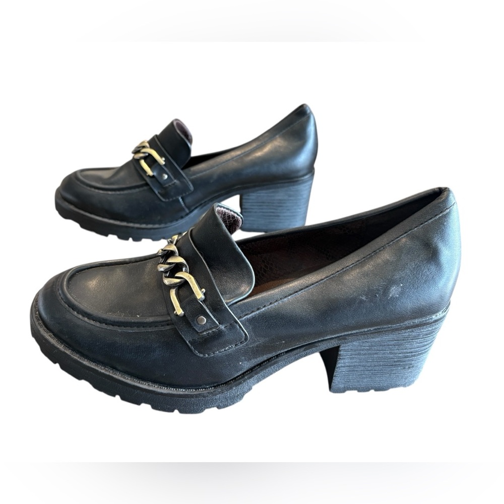 White Mountain Black Heeled Boots - Picture 4 of 8